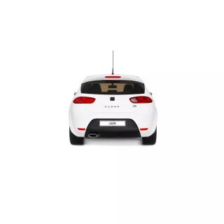 SEAT LEON MK2 CUPRA R CANDY WHITE B9A 2010 OttO mobile 1:18 Resinemodell (Türen, Motorhaube... nicht zu öffnen!)